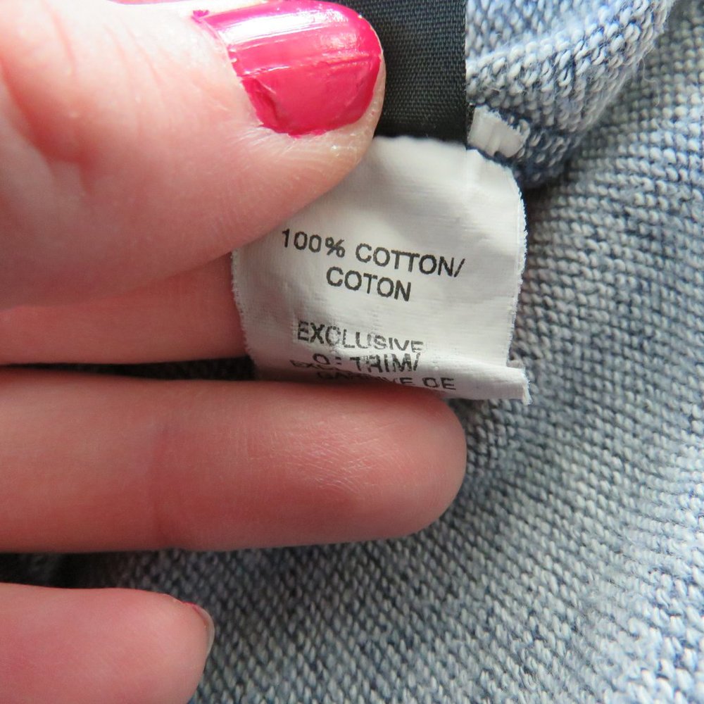 REIGNING CHAMP Heathered Blue Midweight Terry Sweat Short - Size M - Picture 8 of 13
